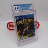 SPELUNKY - CGC GRADED 9.4 A+! NEW & Factory Sealed! (PS4 PlayStation 4)