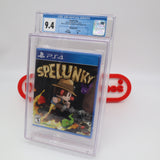 SPELUNKY - CGC GRADED 9.4 A+! NEW & Factory Sealed! (PS4 PlayStation 4)