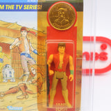 JANN TOSH WITH COLLECTOR'S COIN! AFA GRADED 75+ Y-EX+/NM 12 BACK - NEW Authentic & Factory Sealed! (MOC Vintage Star Wars DROIDS Figure)