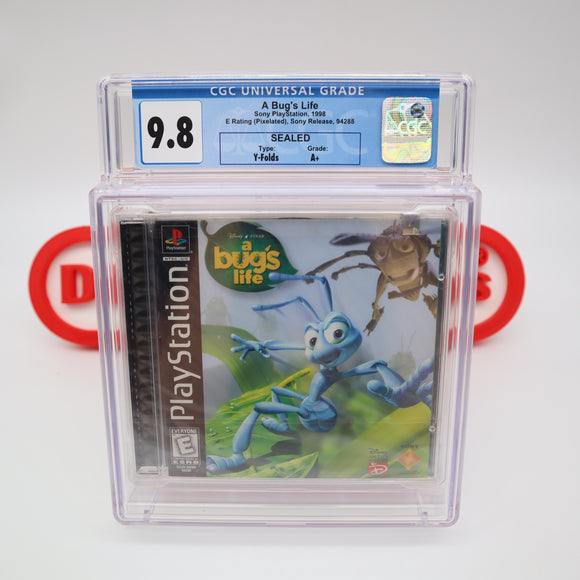 DISNEY/PIXAR'S: A BUG'S LIFE - CGC GRADED 9.8 A+! NEW & Factory Sealed! (PS1 PlayStation 1)
