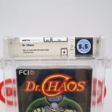 DR. CHAOS / DOCTOR CHAOS - WATA GRADED 8.5 A! NEW & Factory Sealed with Authentic H-Seam! (NES Nintendo)