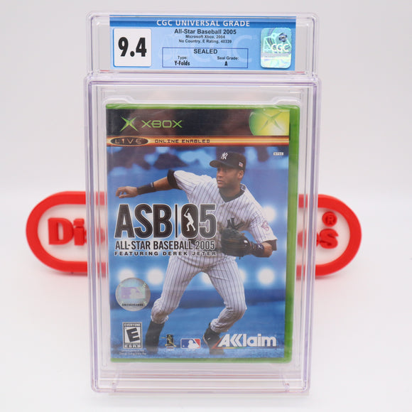 ASB 05 ALL-STAR BASEBALL 2005 - CGC GRADED 9.4 A! NEW & Factory Sealed! (XBOX)