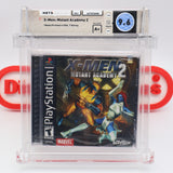 X-MEN MUTANT ACADEMY 2 II - WATA GRADED 9.6 A+! NEW & Factory Sealed! (PS1 PlayStation 1)