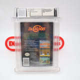 DR. CHAOS / DOCTOR CHAOS - WATA GRADED 8.5 A! NEW & Factory Sealed with Authentic H-Seam! (NES Nintendo)