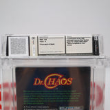 DR. CHAOS / DOCTOR CHAOS - WATA GRADED 8.5 A! NEW & Factory Sealed with Authentic H-Seam! (NES Nintendo)