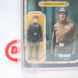 IMPERIAL COMMANDER - 41 BACK - NEW Authentic & Factory Sealed + STAR CASE! (MOC Vintage Star Wars Figure)
