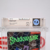 SHADOWGATE / SHADOW GATE - WATA GRADED 7.5 A! NEW & Factory Sealed with Authentic H-Seam! (NES Nintendo)
