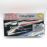 1989 MPC STAR WARS JEDI X-WING FIGHTER COMMEMORATIVE EDITION MODEL KIT - GRADED AFA 9.2 NM+ NEW & Factory Sealed!