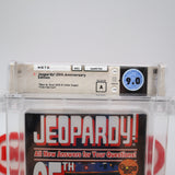 JEOPARDY: 25TH ANNIVERSARY EDITION - WATA GRADED 9.0 A! NEW & Factory Sealed with Authentic H-Seam! (NES Nintendo)