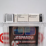 JEOPARDY: 25TH ANNIVERSARY EDITION - WATA GRADED 9.0 A! NEW & Factory Sealed with Authentic H-Seam! (NES Nintendo)