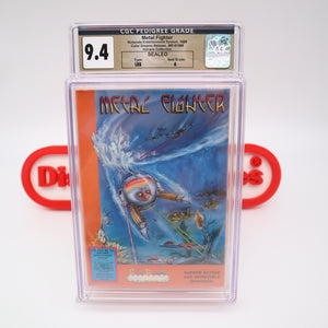 METAL FIGHTER - CGC PEDIGREE GRADED 9.4 A! NEW & Factory Sealed with Authentic 3-Sided Seam! (NES Nintendo)