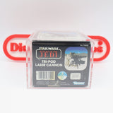 TRI-POD LASER CANNON - CAS GRADED 70+ NEW Authentic & Factory Sealed! (MOC Vintage Star Wars Figure)