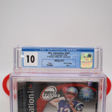 NFL GAMEDAY 2003 - BRADY COVER! PERFECT GRADED CGC 10 A++! NEW & Factory Sealed! (PS1 PlayStation 1)