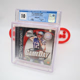 NFL GAMEDAY 2003 - BRADY COVER! PERFECT GRADED CGC 10 A++! NEW & Factory Sealed! (PS1 PlayStation 1)