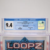 LOOPZ / LOOPS - CGC GRADED 9.4 A+! NEW & Factory Sealed with Authentic H-Seam! (NES Nintendo)