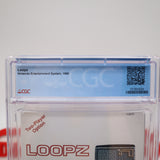 LOOPZ / LOOPS - CGC GRADED 9.4 A+! NEW & Factory Sealed with Authentic H-Seam! (NES Nintendo)