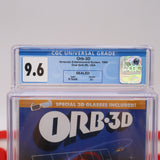 ORB 3D / 3-D - CGC GRADED 9.6 A+! NEW & Factory Sealed with Authentic H-Seam! (NES Nintendo)