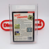 DESERT COMMANDER - VGA GRADED 80 NM SILVER! NEW & Factory Sealed with Authentic H-Seam! (NES Nintendo)