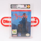 BRAM STOKER'S DRACULA - VGA GRADED 70 EX+ BRONZE! NEW & Factory Sealed with Authentic H-Seam! (NES Nintendo)