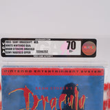 BRAM STOKER'S DRACULA - VGA GRADED 70 EX+ BRONZE! NEW & Factory Sealed with Authentic H-Seam! (NES Nintendo)