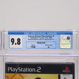 DANCE DANCE REVOLUTION X - CGC GRADED 9.8 A+! NEW & Factory Sealed! (PS2 PlayStation 2)