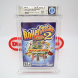 ROLLERCOASTER TYCOON 2 II: WACKY WORLDS EXPANSION PACK - WATA GRADED 8.5 A+! NEW & Factory Sealed! (PC Computer Game)
