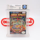 HIGH SPEED PINBALL - WATA GRADED 9.6 A+! NEW & Factory Sealed with Authentic H-Seam! (NES Nintendo)