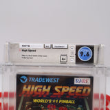 HIGH SPEED PINBALL - WATA GRADED 9.6 A+! NEW & Factory Sealed with Authentic H-Seam! (NES Nintendo)