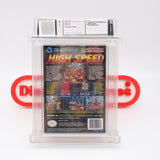 HIGH SPEED PINBALL - WATA GRADED 9.6 A+! NEW & Factory Sealed with Authentic H-Seam! (NES Nintendo)