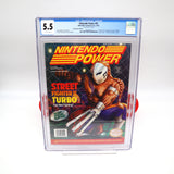 NINTENDO POWER ISSUE #51 - STREET FIGHTER II TURBO COVER - CGC GRADED 5.5