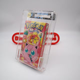 POKEMON: JIGGLYPUFF POP - IGS GRADED 5.0 BOX & 6.5 SEAL! NEW & Factory Sealed with Authentic H-Overlap Seam! (VHS)