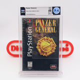 PANZER GENERAL - CGC GRADED 9.6 A+! NEW & Factory Sealed! (PS1 PlayStation 1 Cardboard Longbox!)