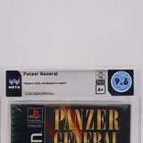 PANZER GENERAL - CGC GRADED 9.6 A+! NEW & Factory Sealed! (PS1 PlayStation 1 Cardboard Longbox!)