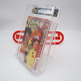 POKEMON: THUNDER SHOCK - IGS GRADED 6.0 BOX & 6.0 SEAL! NEW & Factory Sealed with Authentic H-Overlap Seam! (VHS)