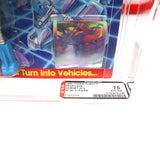 GO-BOTS HORNET w/ 3D STICKER! AFA GRADED 75 EX+/NM 10 BACK - NEW Authentic & Factory Sealed! (MOC Vintage GOBOTS)