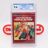 SUPER VIDEO ARCADE: TRIPLE ACTION - CGC GRADED 9.6 A++! NEW & Factory Sealed! (Intellivision)