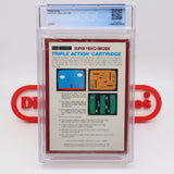 SUPER VIDEO ARCADE: TRIPLE ACTION - CGC GRADED 9.6 A++! NEW & Factory Sealed! (Intellivision)