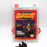 NINTENDO POWER ISSUE #17 - NES NINTENDO FINAL FANTASY STRATEGY GUIDE - PSA GRADED 6.5