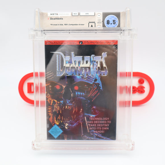#172 - DEATHBOTS / DEATH BOTS - WATA GRADED 8.5 A (NES Nintendo) - THE DISCOUNTGAMES COLLECTION