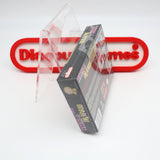 TETRIS & DR. MARIO - NEW & Factory Sealed with Authentic V-Seam! (SNES Super Nintendo)