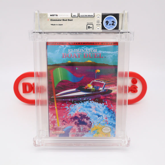 #218 - ELIMINATOR BOAT DUEL - WATA GRADED 9.2 B+ (NES Nintendo) - THE DISCOUNTGAMES COLLECTION