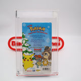 POKEMON: PIKACHU'S WINTER VACATION - IGS GRADED 7.5 BOX & 9.0 SEAL! NEW & Factory Sealed with Authentic V-Overlap Seam! (VHS)