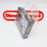 TETRIS & DR. MARIO - NEW & Factory Sealed with Authentic V-Seam! (SNES Super Nintendo)