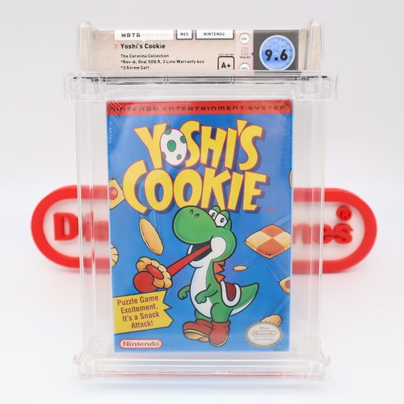 #783 - YOSHI'S COOKIE - WATA GRADED 9.6 A+ (NES Nintendo) - THE DISCOUNTGAMES COLLECTION