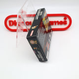SUPER MARIO KART - FDO / FOR DISPLAY ONLY BOX (SNES Super Nintendo) + CASE!