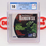 TOM CLANCY'S RAINBOW SIX 6 - HIGHEST/PERFECT CGC GRADED 10 A++! NEW & Factory Sealed! (Sega Dreamcast)