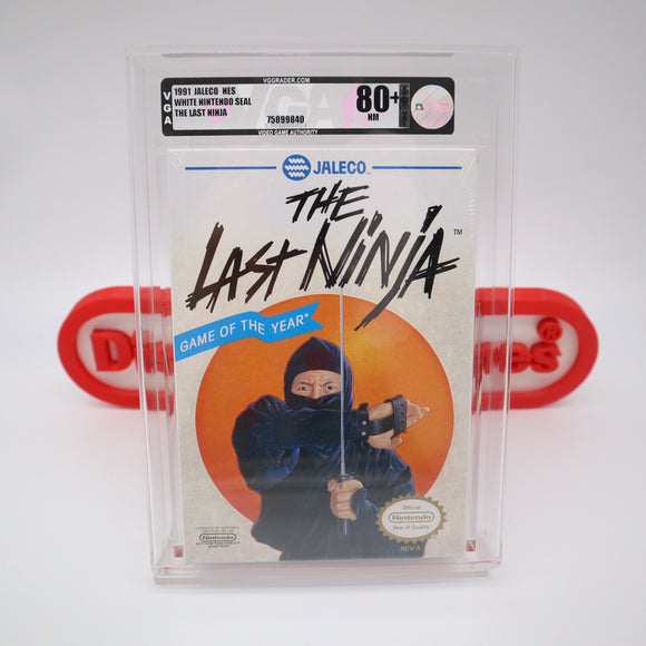 #370 - THE LAST NINJA - VGA GRADED 80+ NM (NES Nintendo) - THE DISCOUNTGAMES COLLECTION