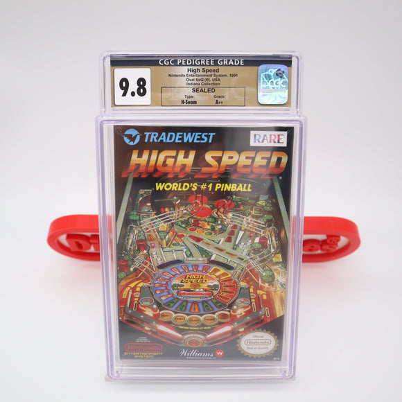 #295 - HIGH SPEED PINBALL - CGC GRADED 9.8 A++ (NES Nintendo) - THE DISCOUNTGAMES COLLECTION