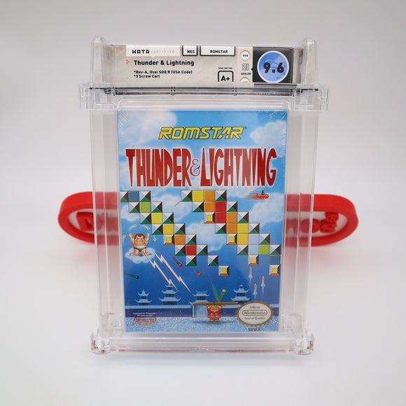 #688 - THUNDER AND LIGHTNING - WATA GRADED 9.6 A+ (NES Nintendo) - THE DISCOUNTGAMES COLLECTION