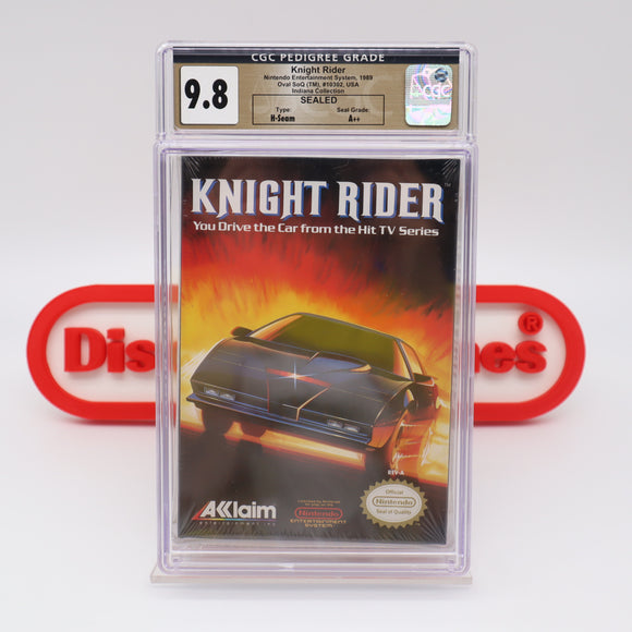 #362 - KNIGHT RIDER - CGC GRADED 9.8 A++ (NES Nintendo) - THE DISCOUNTGAMES COLLECTION